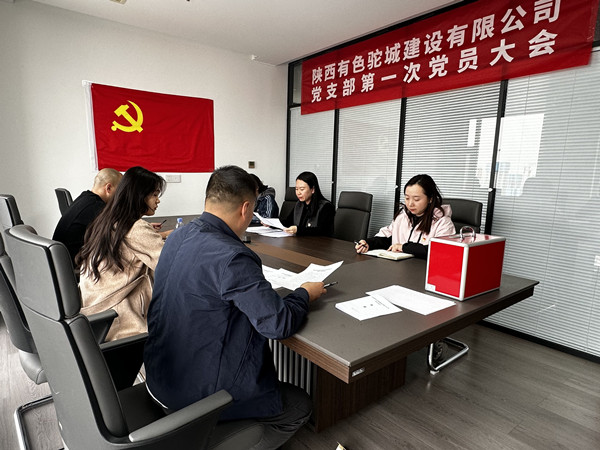 凝心聚力啟新程，有色駝城黨支部正式成立！